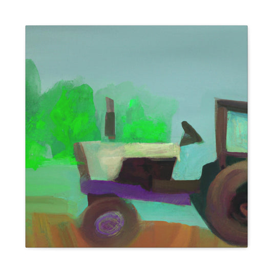 Tractor in Abstraction - Canvas