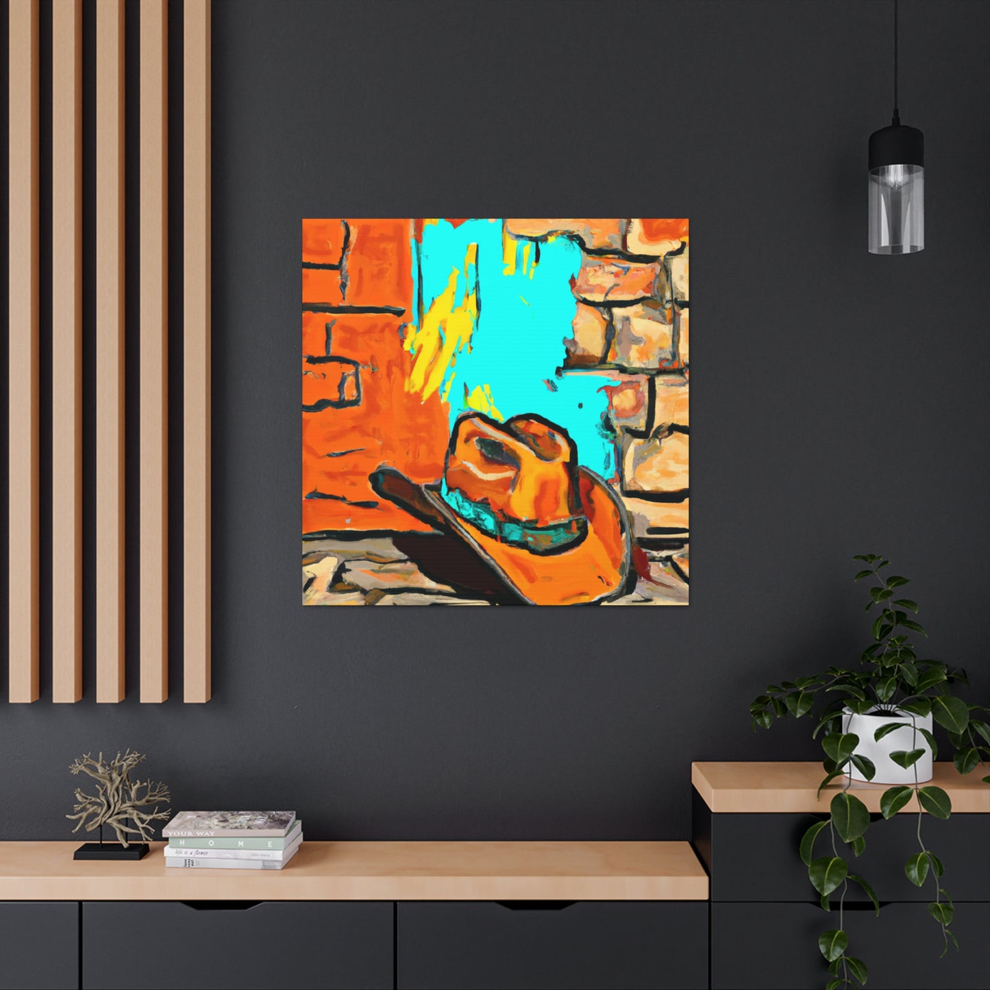 Cowboy Hat Dueling - Canvas