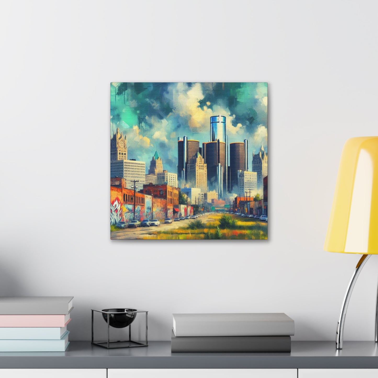 "Motor City Renaissance" - Canvas