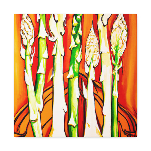 Asparagus in Rococo - Canvas