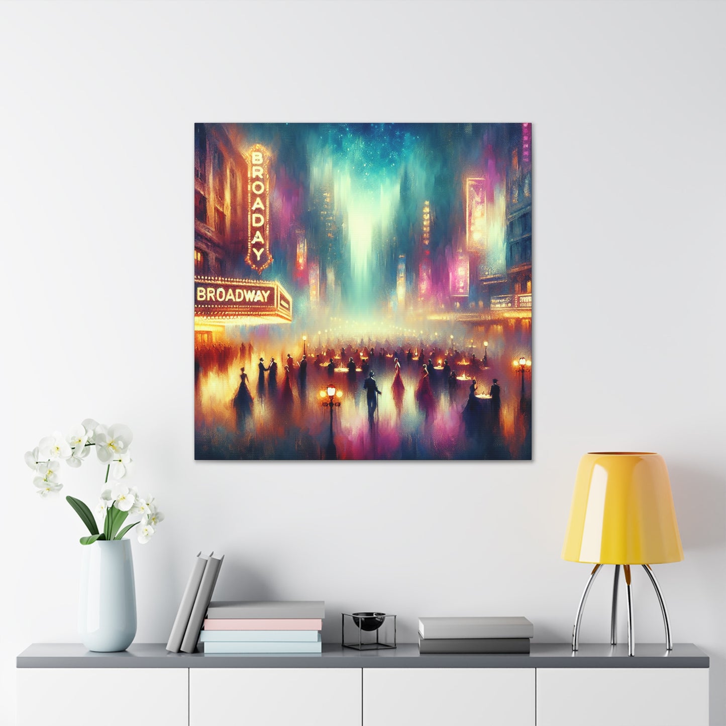 Electric Dreams on Broadway - Canvas