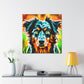 Glamorous Aussie Shepherd - Canvas