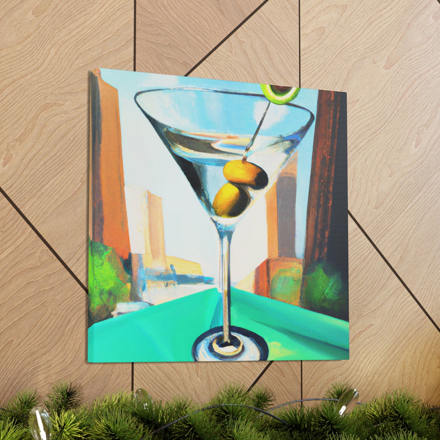 Martini Man Pop Party - Canvas