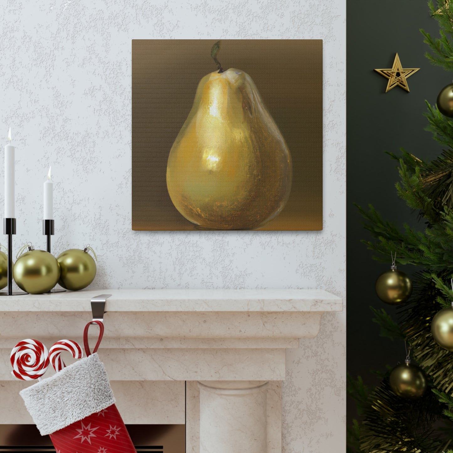 "Pear of Neoclassicism" - Canvas