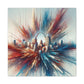 "Cityscape Serenade: Melting Horizons" - Canvas