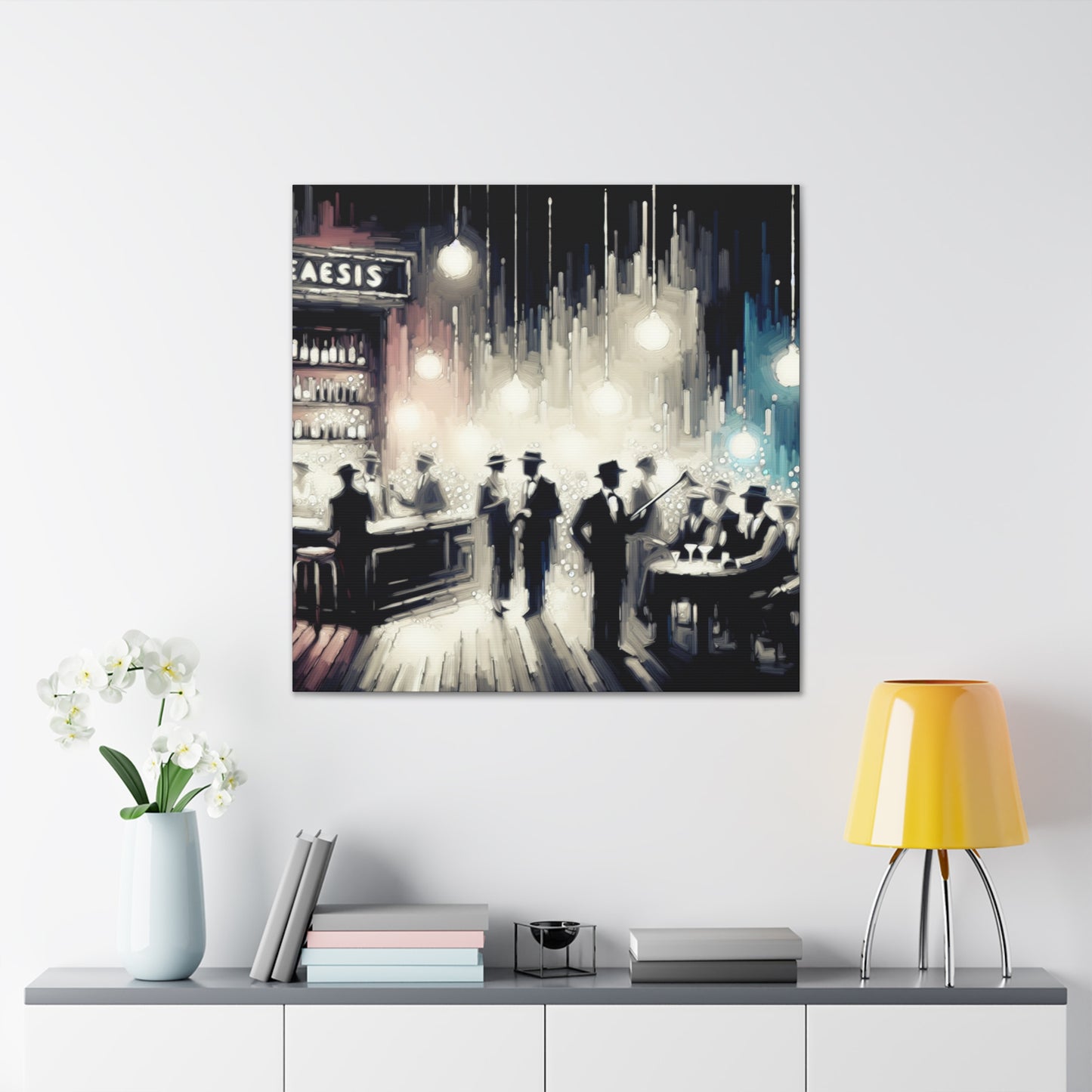 "Vintage Reborn Elegance" - Canvas