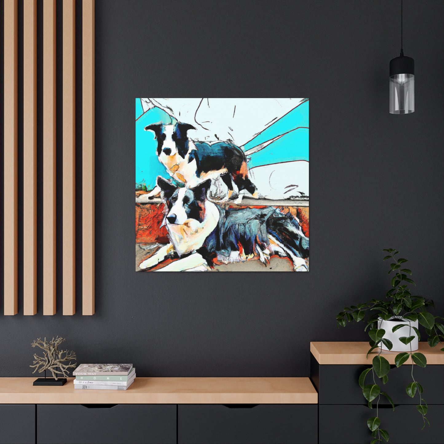 The Perfect Border Collie - Canvas