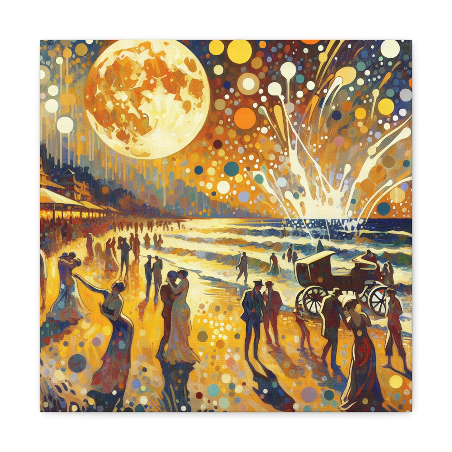 Midnight Seaside Soiree - Canvas