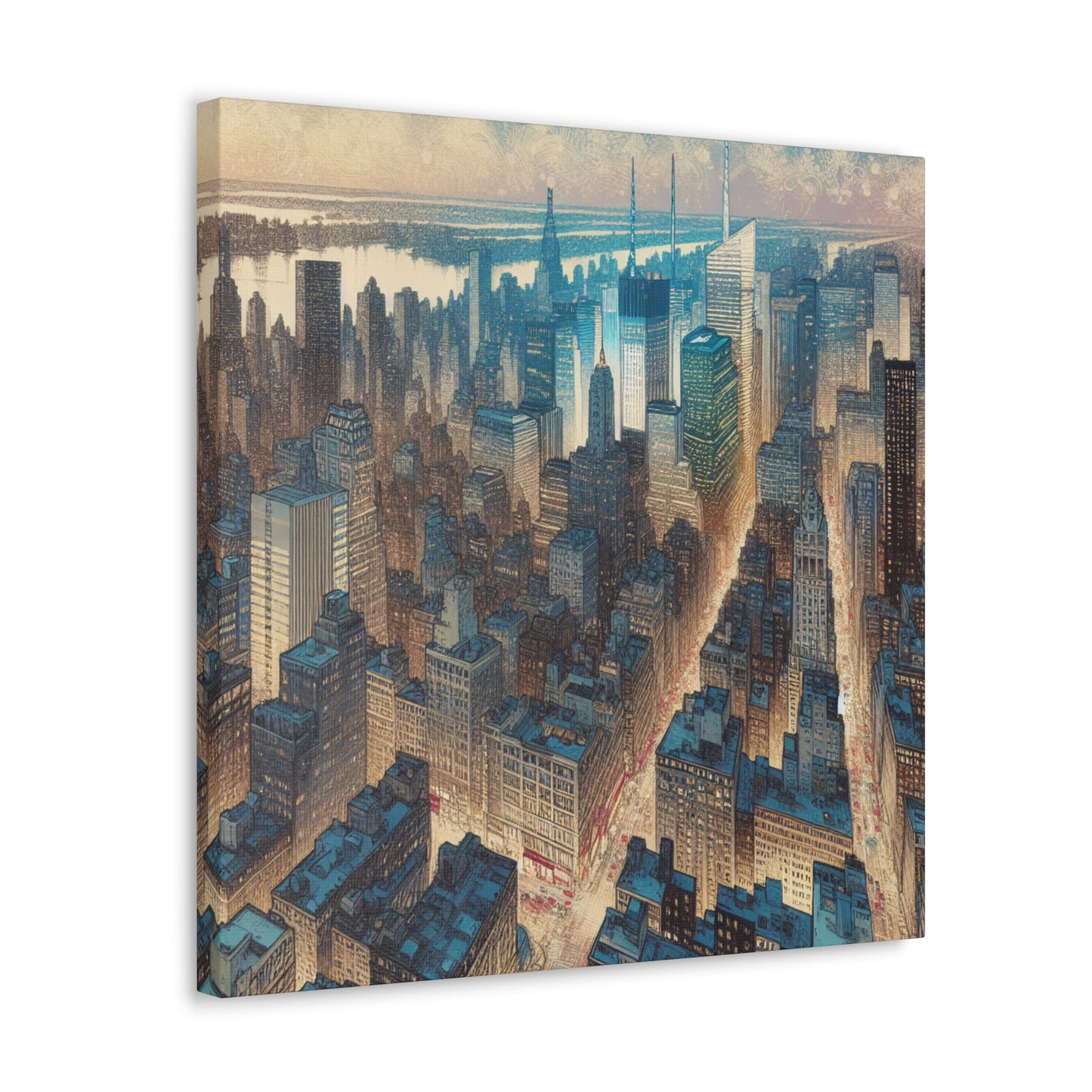 "Enchanting City Splendor" - Canvas