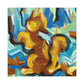 Squirrel Amidst Chaos - Canvas