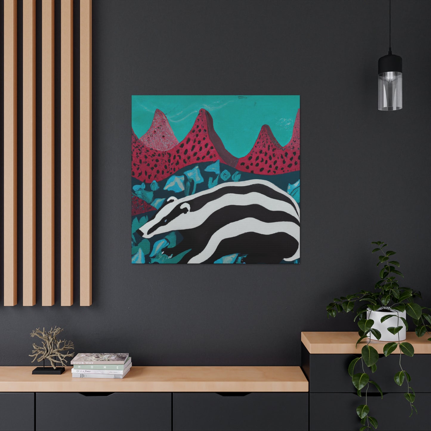 Badger By The Bay - Canvas