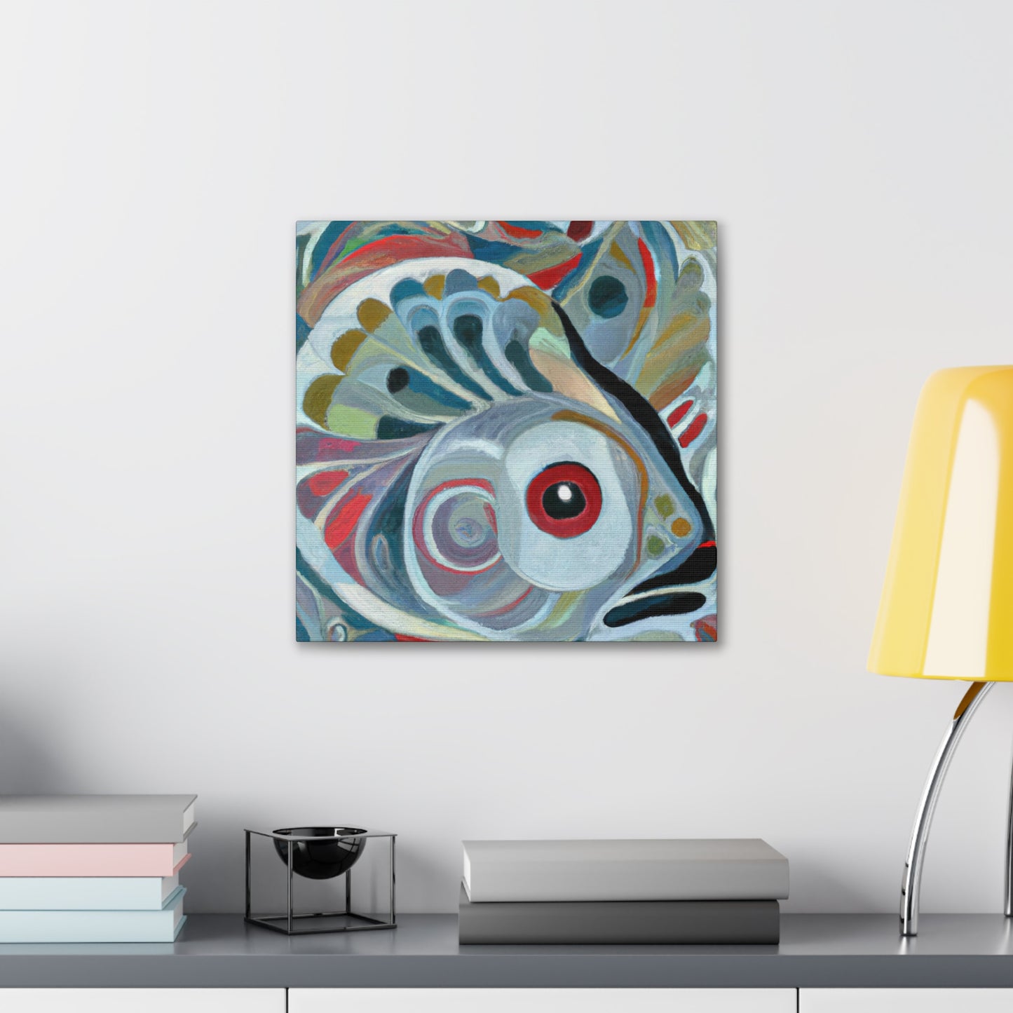 "Swordtail in Watercolor" - Canvas