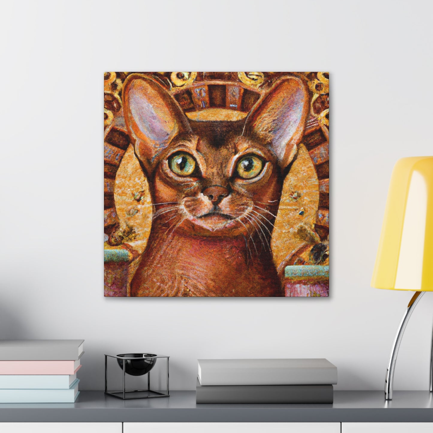 Abyssinian Splendor Scene - Canvas