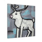 "Reindeer Winter Mural" - Canvas