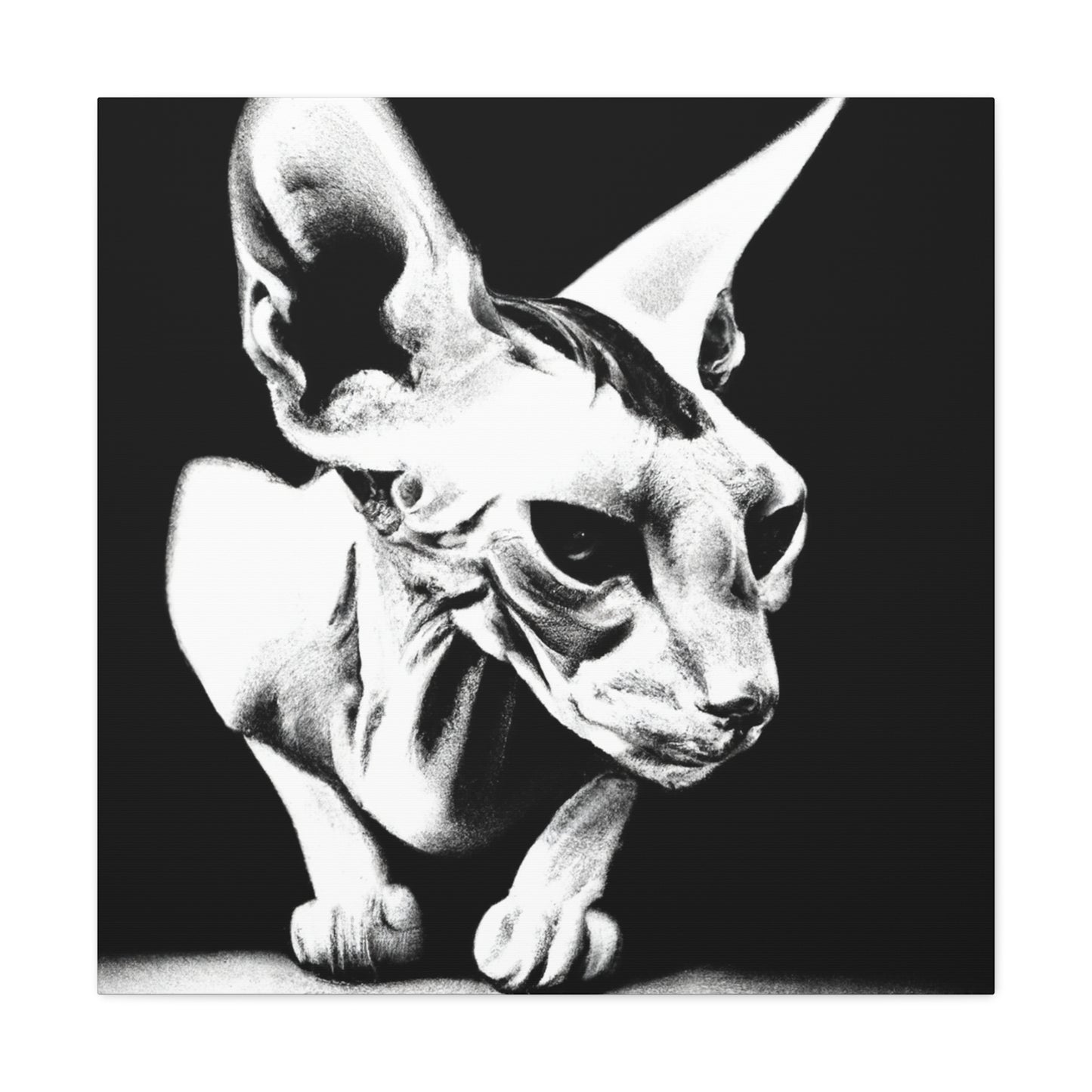 Sphynx Mystique Painting - Canvas