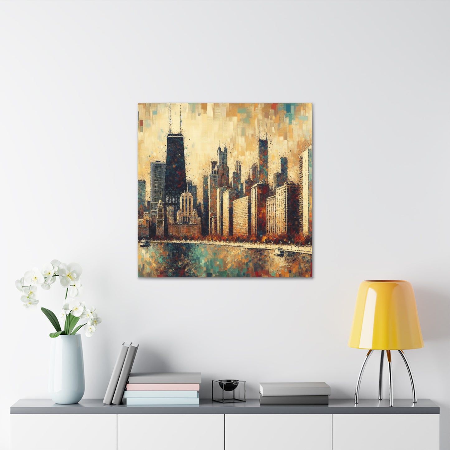 "Enchanted Urban Symphony" - Canvas