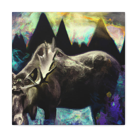 Moose Uncharted Territory - Canvas