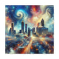 "Urban Symphony: Atlanta Impression" - Canvas