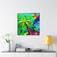 Palm Tree in Bloom - Canvas