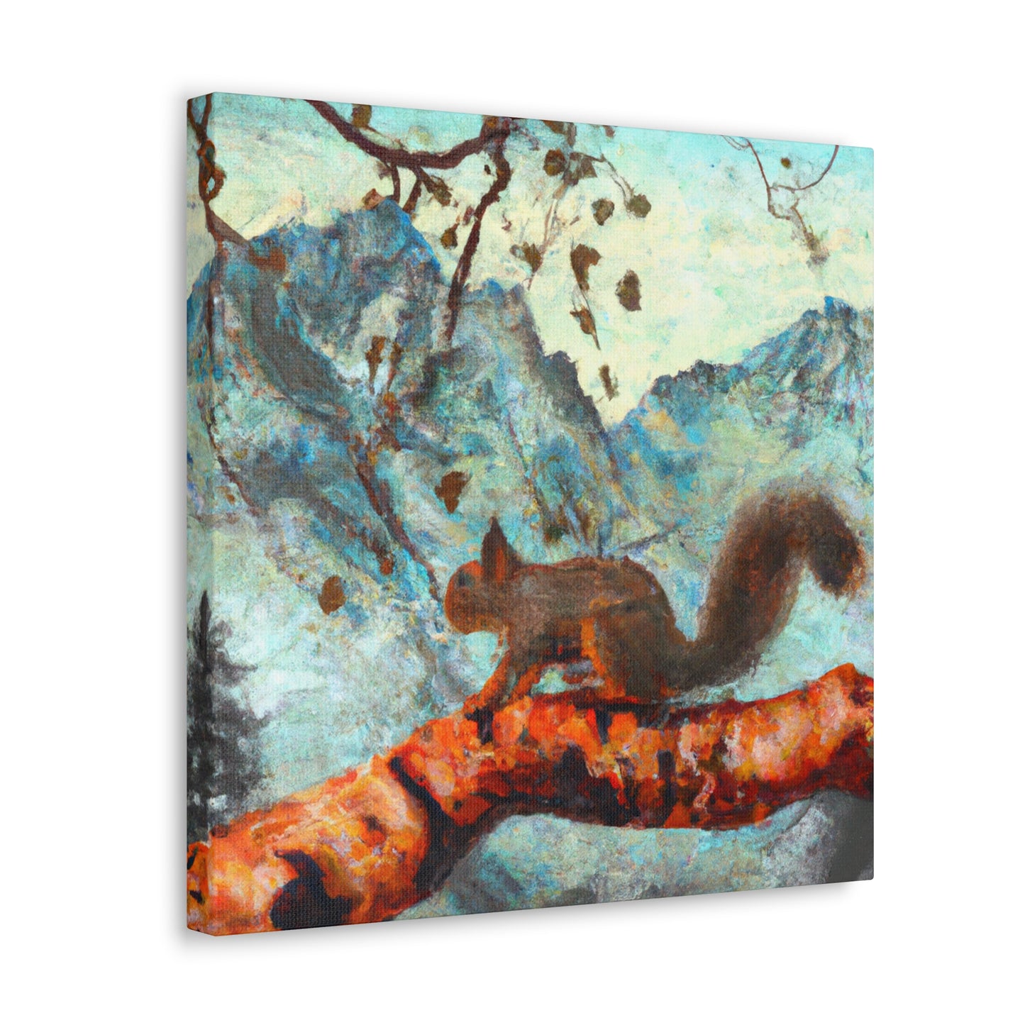 "The Squirrel's Repose" - Canvas