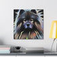 Keeshond Digital Delight - Canvas