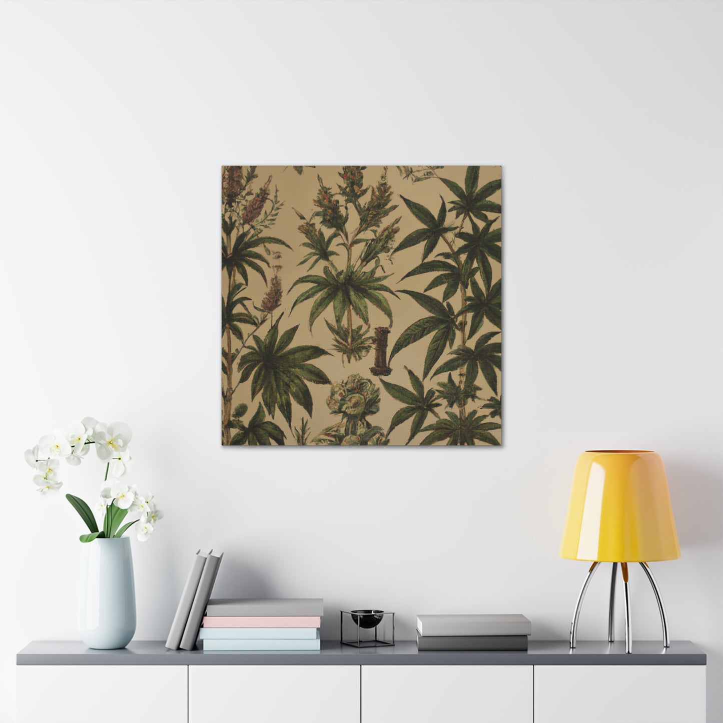 "Cannabis Sativa Blooms" - Canvas