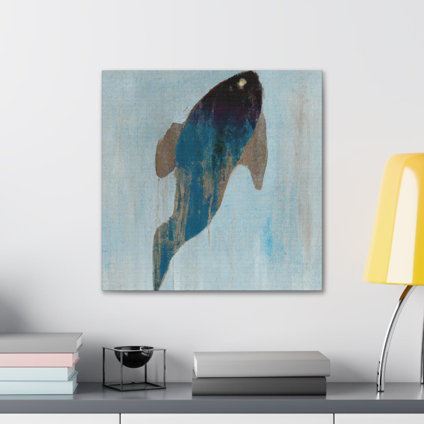 "Fish in Abstract Thought" - Canvas