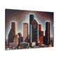 "Texan Urban Tapestry" - Canvas