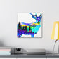 "Deer in Pop Art." - Canvas