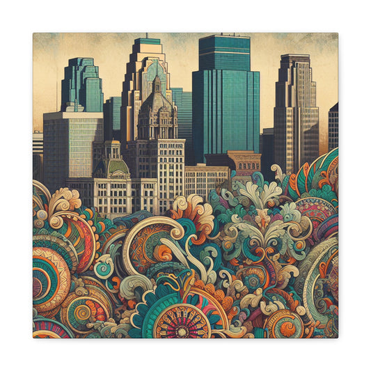 "Serene Splendor of Minneapolis" - Canvas