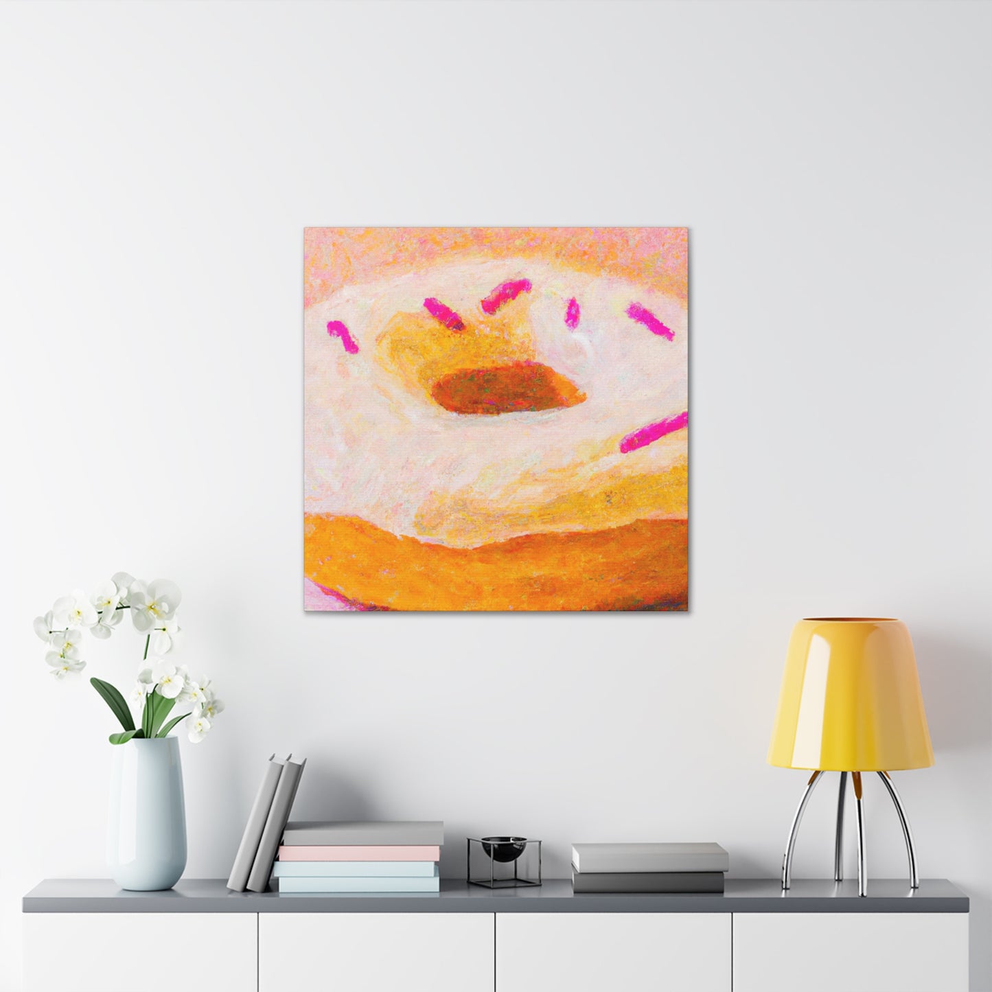 "Doughnut Delight Engulfed". - Canvas