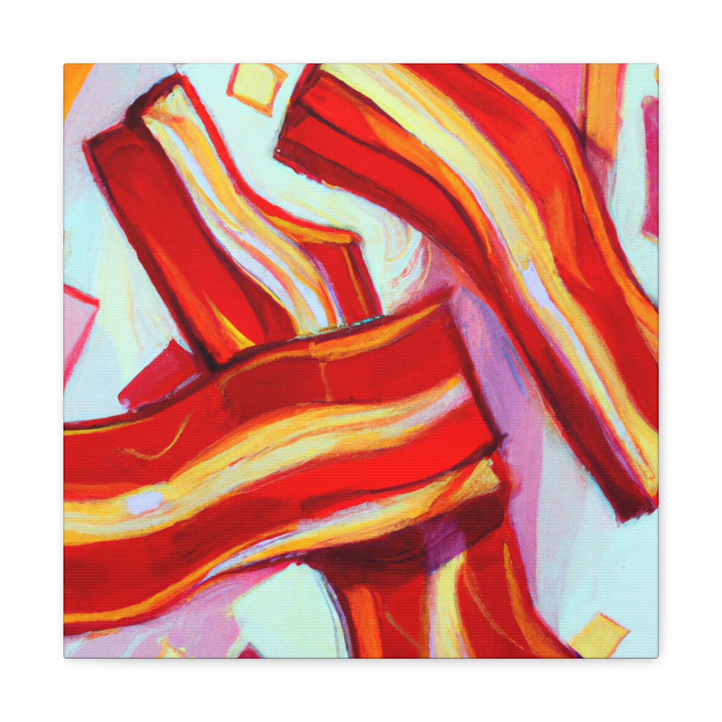 "Bacon Sizzles Forever" - Canvas