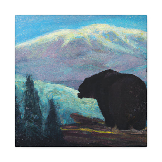 "The Black Bear Monolith" - Canvas