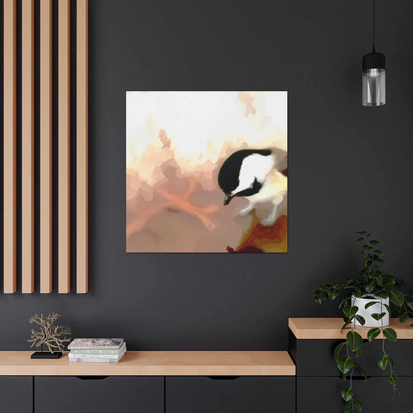 Chickadee Abstractionists - Canvas