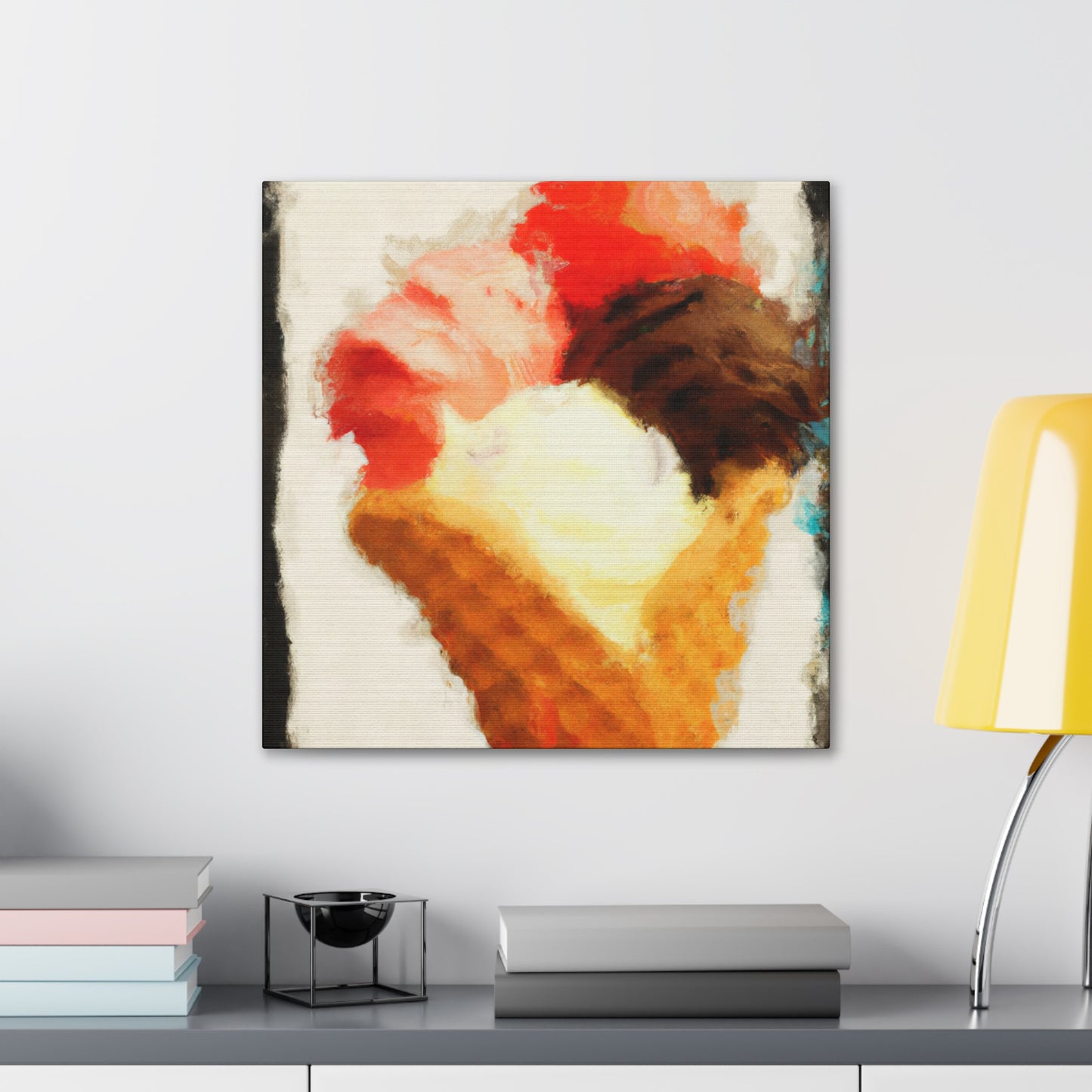 "Scoops of Summer Joy" - Canvas