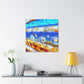 "Seawall on the Horizon" - Canvas