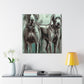 "Weimaraner in Expressionism" - Canvas