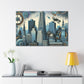 Brass City Skylines - Canvas