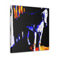 Mule in Motion Abstract - Canvas