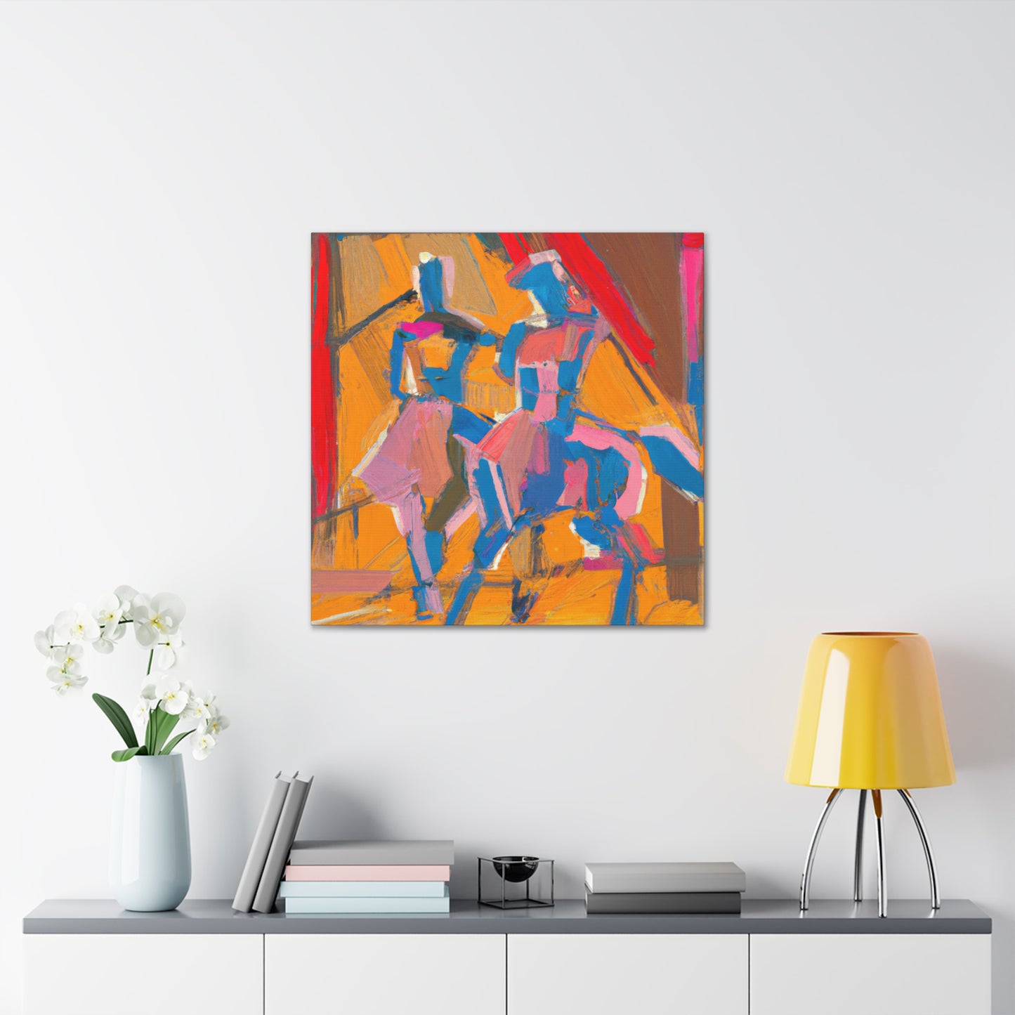 "Stirrups in Art Deco" - Canvas