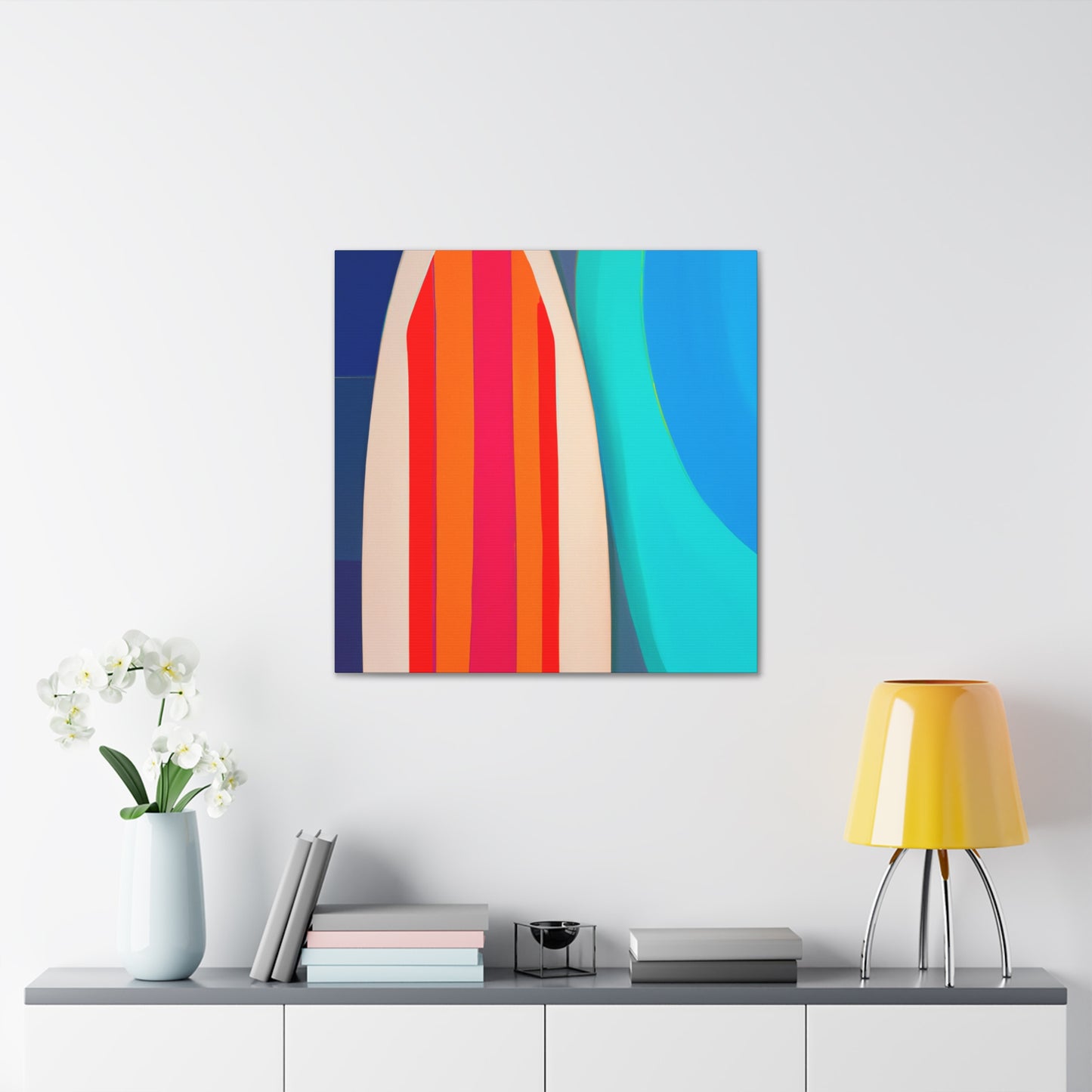 Surfing the Art Deco - Canvas