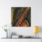 Saxophone's Musical Dance - Canvas