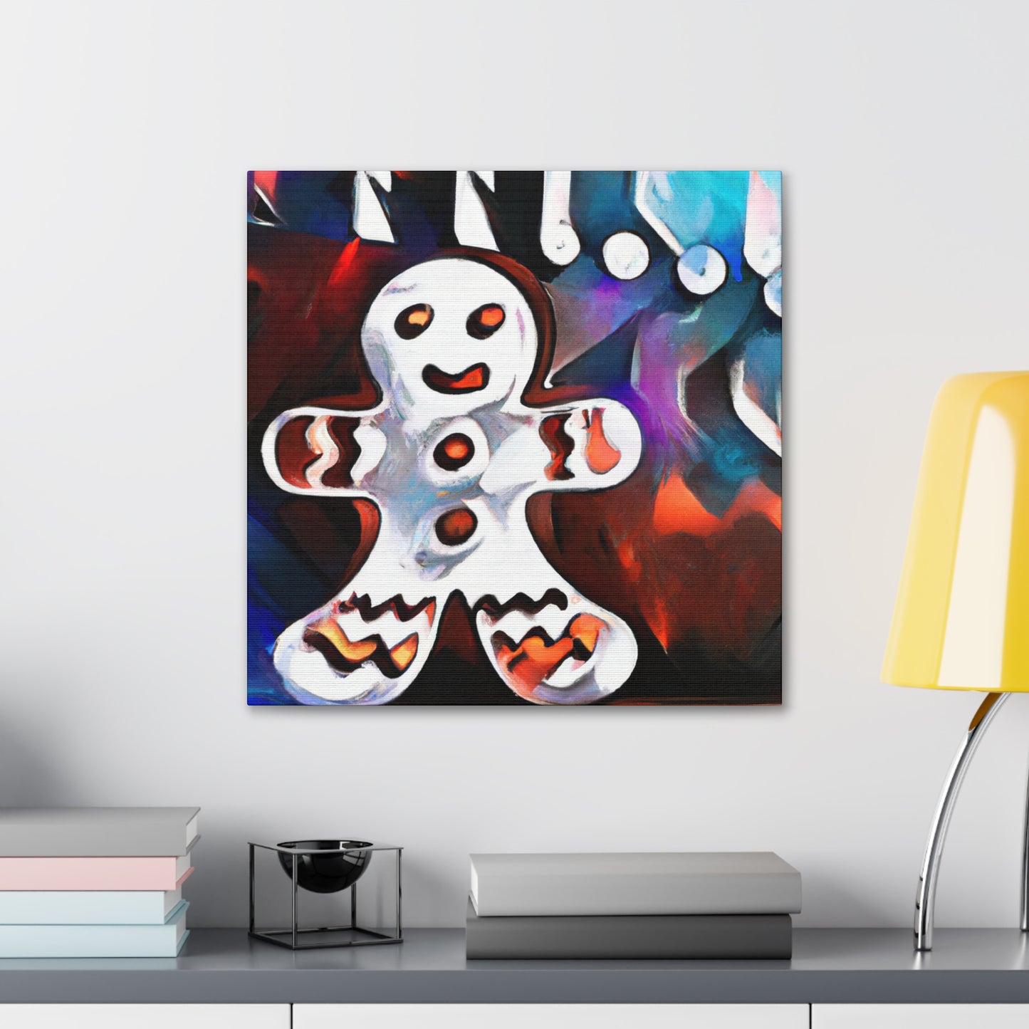 Gingerbread Man Murals - Canvas