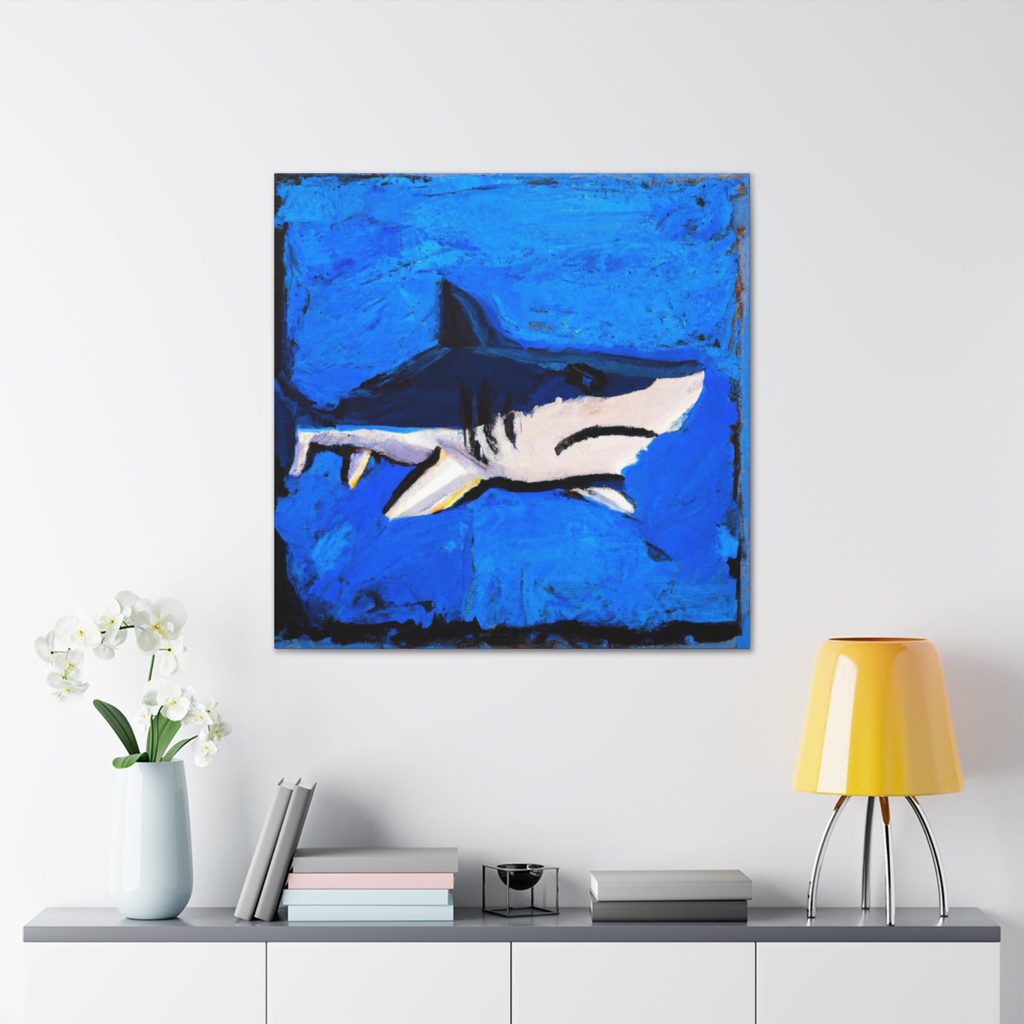 "Shark in the Streets" - Canvas