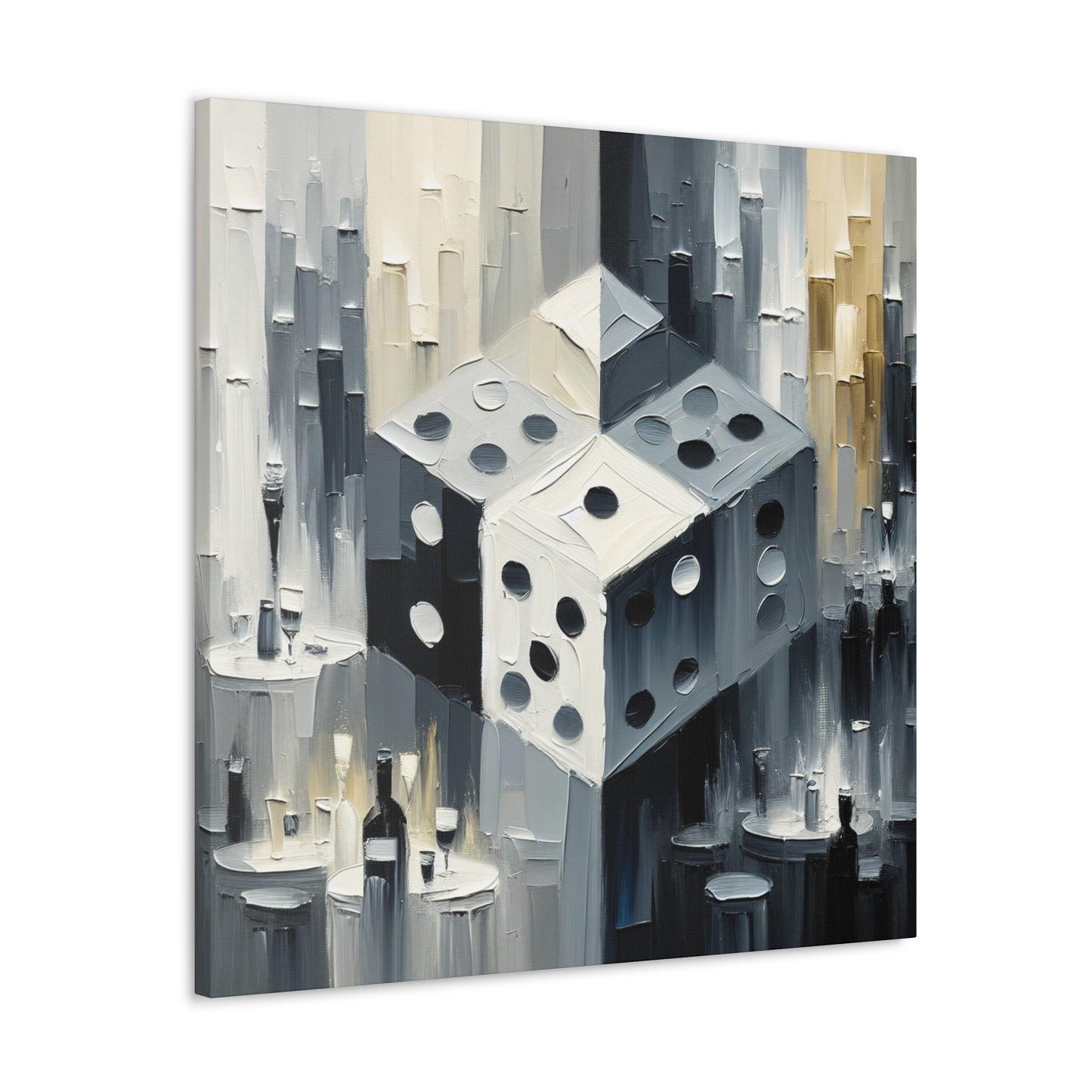 Abstract Roll of Chance - Canvas