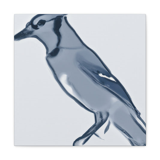 Blue Jay Symphony. - Canvas