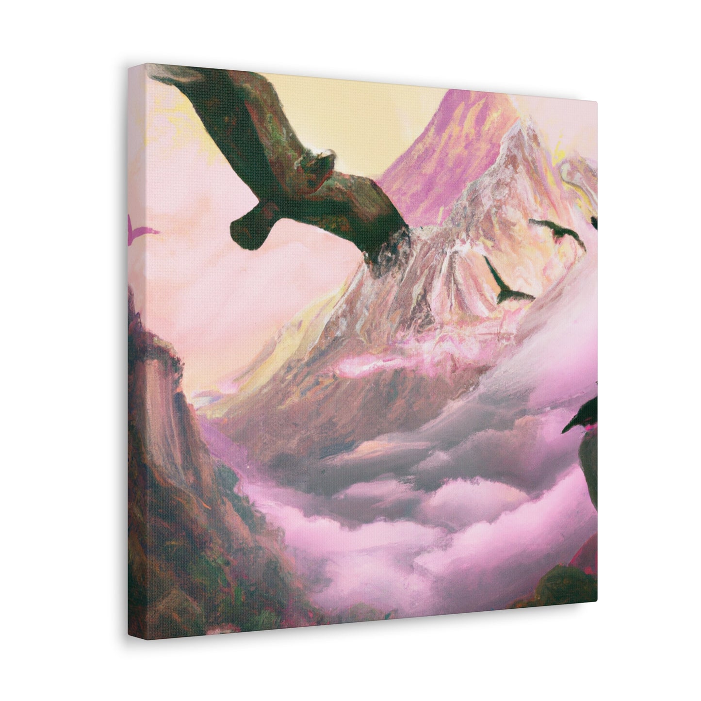 "Condor's Surreal Flight" - Canvas