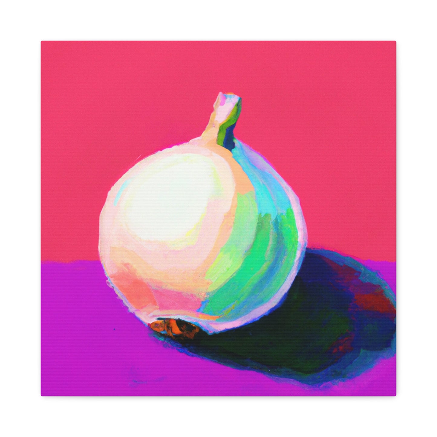 Onion Minimalism Art - Canvas