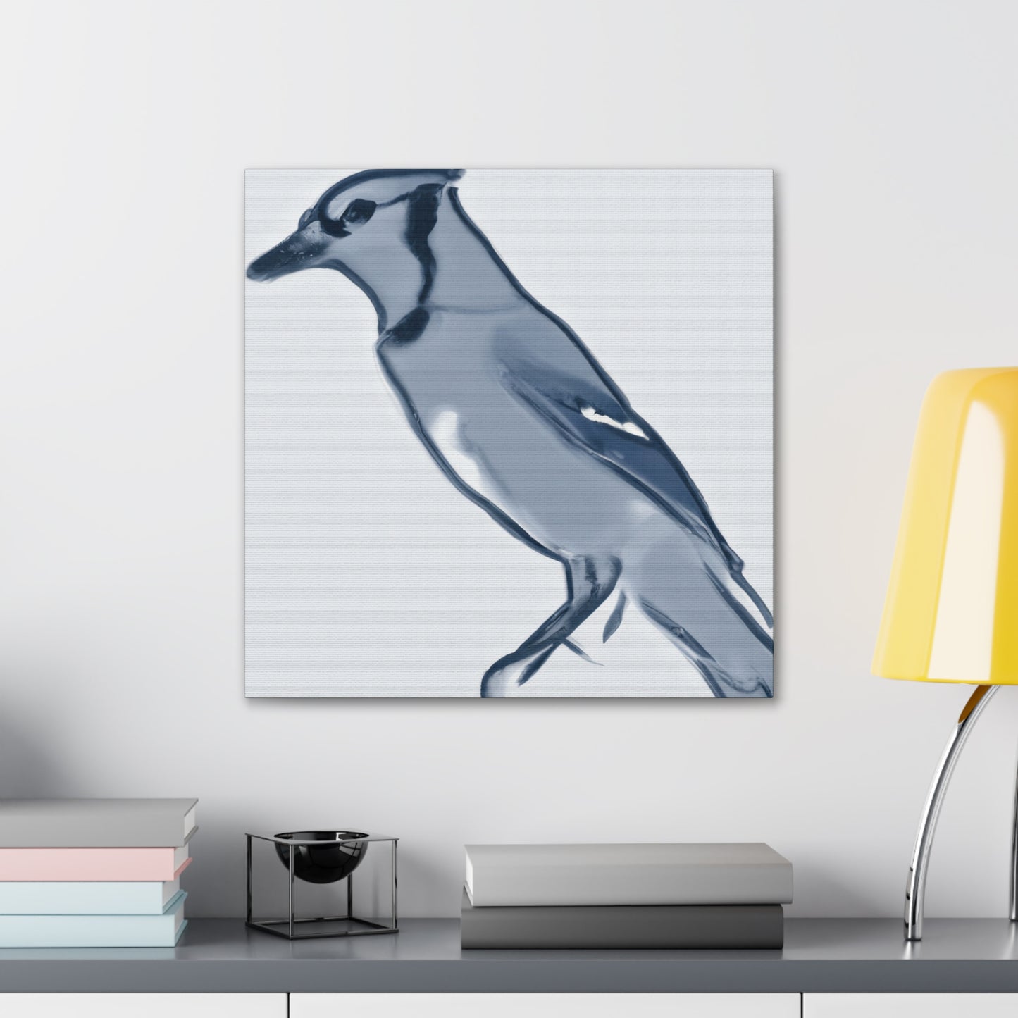 Blue Jay Symphony. - Canvas