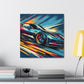 "Revving Timeless Steel Beauty" - Canvas